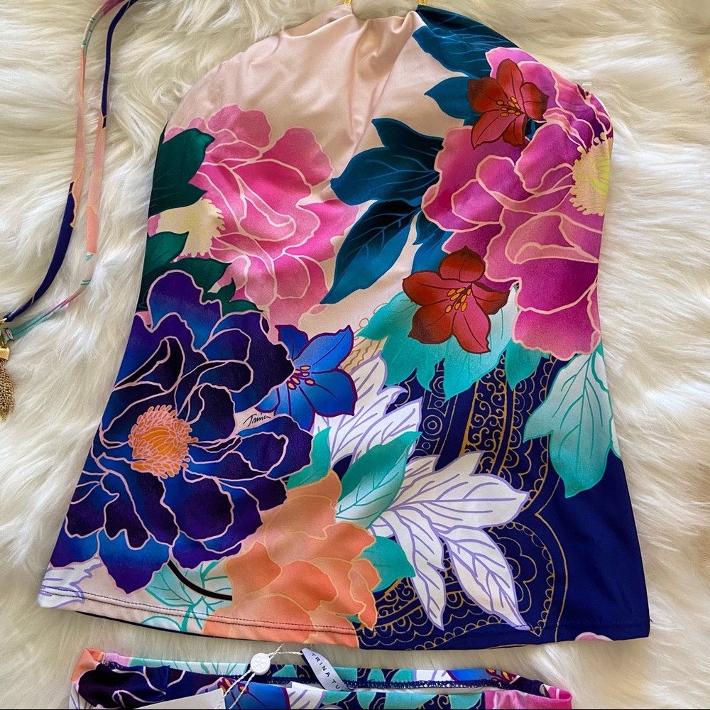 🆕 Trina Turk 2-Piece Swim Set Size 2 - Picture 4 of 10